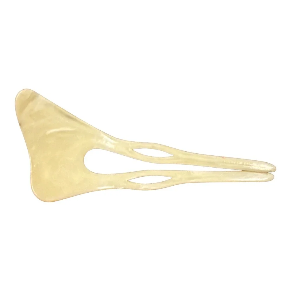 Unbranded Hair Fork Womens OS Cream Vintage Made in France Pearlescent